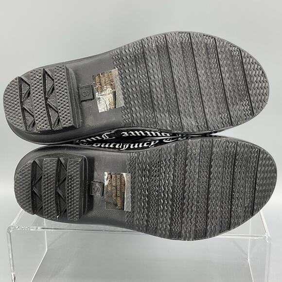 NEW Juicy Couture Women’s Totally Logo Rainboots Black Size 6 - Picture 9 of 10